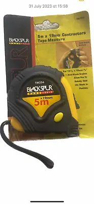 Black Spur 5M Metal Tape Measure  Grip Lock Metric Imperial Measurung In 16FT • £3.99