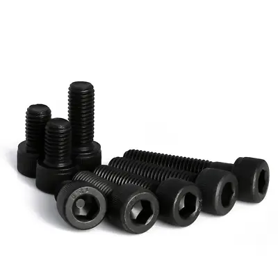 M2.5 M2.6 Black Grade 12.9 Alloy Steel Allen Hex Socket Cap Head Screw DIN912 • $4.69