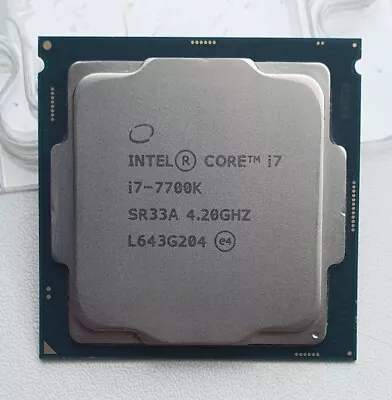 ✅Intel Core I7-7700K Processor ✅LGA 1151✅4.20up To 4.50 GHz✅ 8M Cache✅SR33A✅ • £100