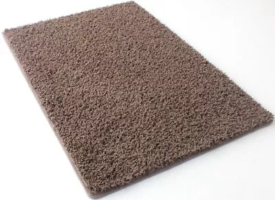 Brownie 25 Oz 3/8  Thick Soft And Cozy Indoor Area Rug Frieze Textured Carpet • $95.70
