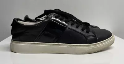 EOS Corio W Sneakers Womens 38 Casual Black Leather Lace Up Shoes Trainers 7.5 • $39