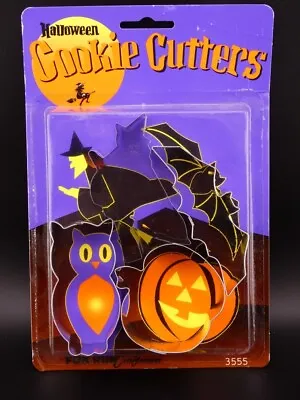 Vintage Halloween Fox Run Craftsmen Cookie Cutters In Package • $10