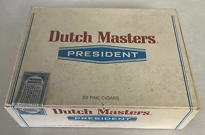 Vintage Dutch Masters President Empty Cigar Box • $16.99