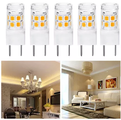 5x Non-Dimmable G8 LED Bulb 2.5W Warm White Silicone Light Chandelier Lamp 110V • $13.89