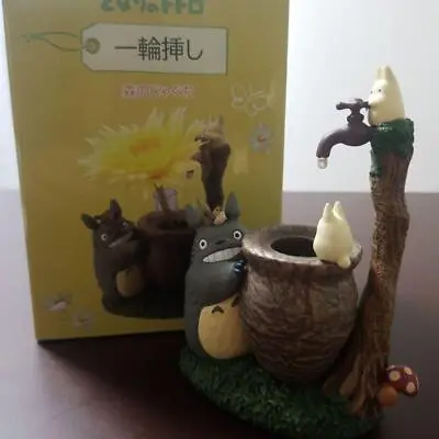 My Neighbor Totoro Single Flower Vase Faucet Of Forest Studio Ghibli Figure GIFT • $67.98