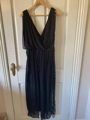 $45 • Buy ASOS Size 14 Amazing Grecian Style Black Gown