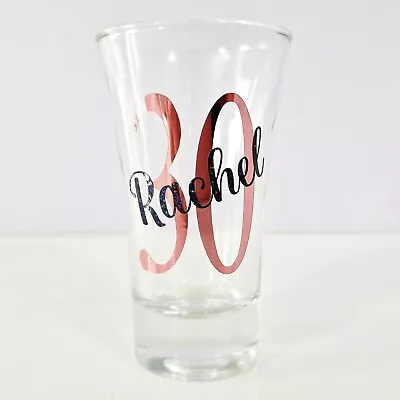 £6.99 • Buy Personalised Birthday Shot Glass Gift Idea Her/Him 18th 21st 30th 40th Milestone
