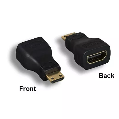 KNTK HDMI Female To Mini HDMI Male Adapter For Tablets DSLR Camera Camcorder • $8.29