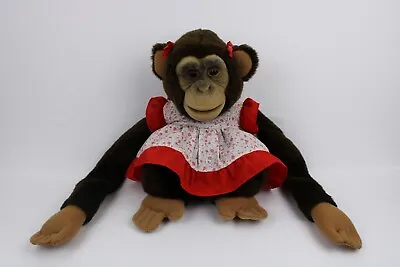 1984 Realistic Monkey Chimp Child’s Playmate Hand Puppet Plush Long Arms Dress • $23.99