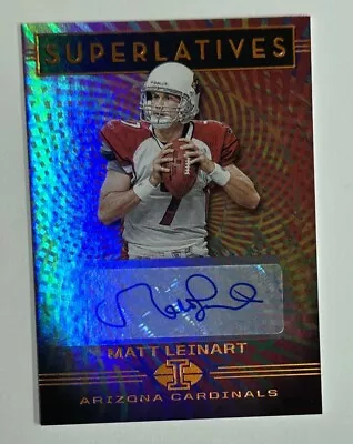 2020 Panini Illusions Superlatives Matt Leinart Auto  • $7