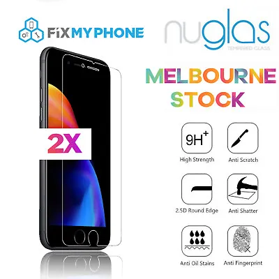 2x NUGLAS 2.5d Tempered Glass Screen Protector Apple IPhone 6 Plus 5.5  • $6.95