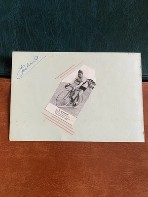 £4.99 • Buy (lt22) Gentiel Saelens Genuine Signed Autograph Famous Belgian Cyclist Sport