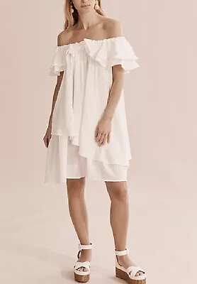 Country Road Ruffle Dress Cheesecloth 12 100% Organic Cotton Was 149.00 SOLD OUT • $69