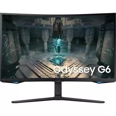 Samsung Odyssey G6 32  QLED QHD 240Hz Curved Gaming Monitor 2560x1440 - 1ms - • $943.03