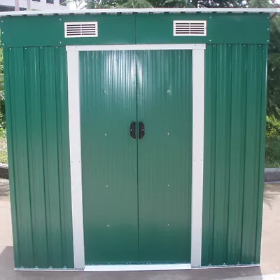 £199.95 • Buy 6ft X 4ft Metal Steel Garden Storage Shed Outdoor Patio Tools Bike Garage House