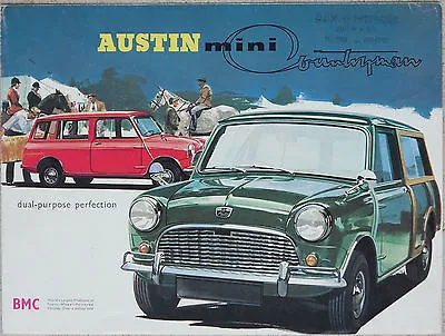 Austin Mini Countryman Fold Our  Colour Brochure BMC Era • $45