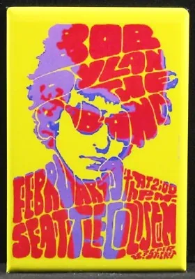  Bob Dylan Concert Poster 2  X 3  Fridge / Locker Magnet. Seattle • $6.39