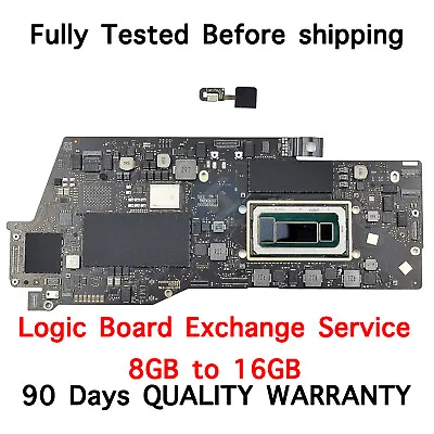 Exchange MacBook Pro 13  A2159 2019 I7/i5 8GB To 16GB Logic Board 820-01598-A • $120