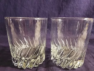 Vintage Old Fashioned Scotch Whiskey Glasses Set Of 2 • $15