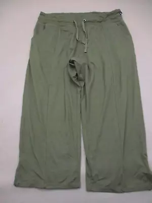 Marika Size XL Womens Green Drawstring Pull On Athletic Cropped Pants 7Gr11 • $10