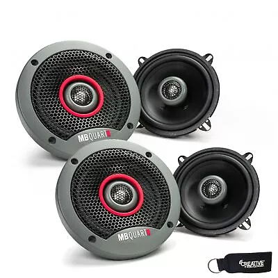 MB Quart - Two Pairs Of Formula 5.25 Inch 2-Way Coaxial Car Speakers - FKB113 • $59.99