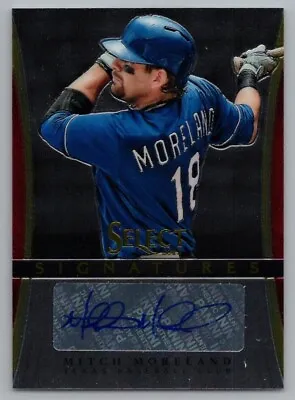 Mitch Moreland 2013 Select Signatures Auto #MD Texas Rangers • $6