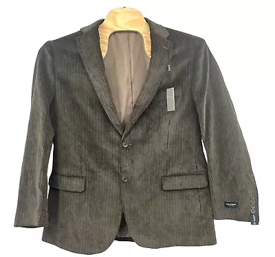 Dockers Corduroy Blazer Size 48R Brown Olive Brownlive Cotton Jacket 2 Button • $49.99