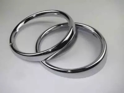 $36.19 • Buy  VW Bus Headlight Rings VW Type 3 Head Light Trim, VW Bug Headlight Rims PAIR