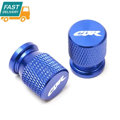 Motorcycle Wheel Tire Valve Cap Cover For Honda CBR 600RR 954RR 1000RR Blue • $0.01