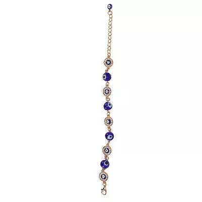 Blue Eye Bead Charm Bracelets Glass Alloy Material Blue Eye Bracelet • £6.04