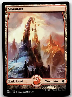 MTG Mountain (267) Battle For Zendikar 267/274 Regular Land • $1.99