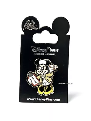 Disney Nurse Minnie Mouse With Stethoscope & Clipboard Pin Disneyland Authentic  • $9.99