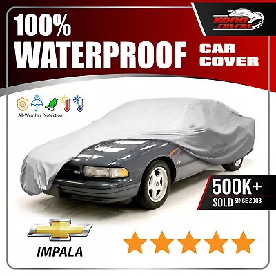 Chevy Impala 6 Layer Car Cover Outdoor Water Proof Rain Snow Sun Dust 7th Gen • $55.95