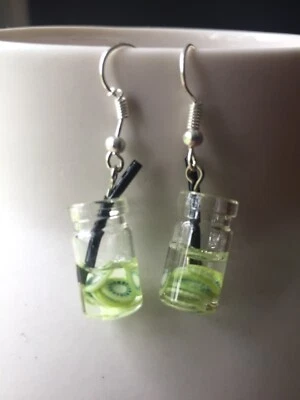 Cocktail Fruit Earrings • $3.50