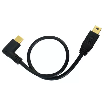 90 Degree Angle USB 3.1 Type C Male To Mini USB Male Cable Adapter Converter • $2.49