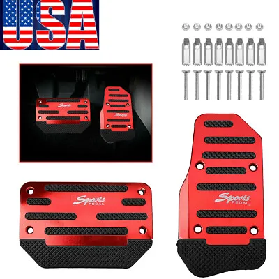 $9.49 • Buy 2PCS Non-Slip Automatic Gas Brake Foot Pedal Pad Cover Car Accessories Parts