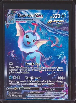 Vaporeon VMAX - SWSH182 - Pokemon Promo Sword & Shield Alternate Art Card NM • $29.99