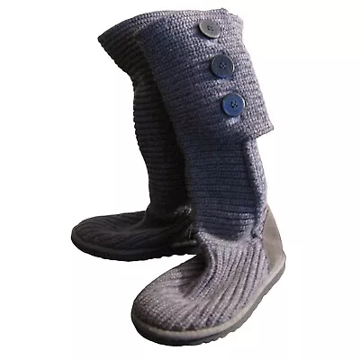 UGG 6 Gray Cardy Classic Tall Sweater Boots • $34.95