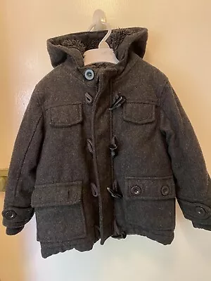 F&F Baby Boy 18-24 Months Winter  Jacket Wool Duffle Coat Very Warm • £1.90