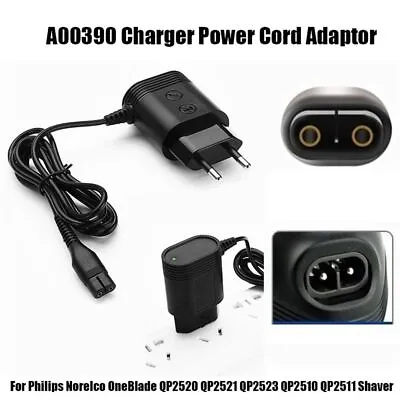 Charger A00390 For Philips Norelco OneBlade QP2520 QP2521 QP2523 QP2510 QP2511 • £5.14