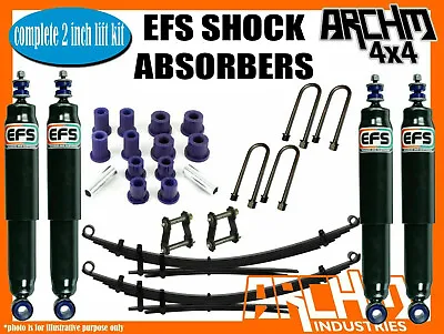 Efs Shocks & Archm4x4 2inch F&r Suspension Lift Kit For Nissan D22 Navara • $1379