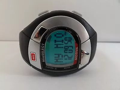 MIO Motiva Select ECG Accurate Heart Rate Monitor Unisex Watch ~ Black/Grey • $32.23