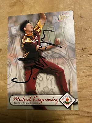 Michael Kasprowicz Australian Test Hand Signed Autographed Cricket Trading Cards • $5