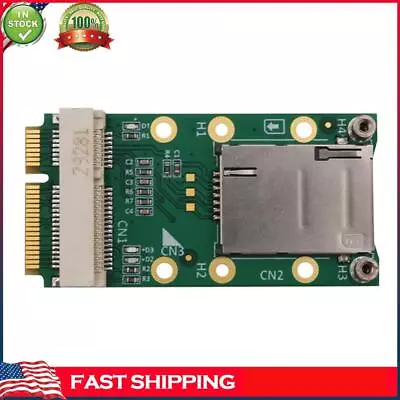 Mini PCI-E Adapter W/SIM Card Slot For 3G/4G WWAN GPS Card (Self-elastic) • $12.53
