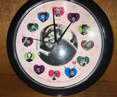 I Love Lucy TV Series Memorabilia Analog Wall Clock Collectible Lucy And Ricky • $18