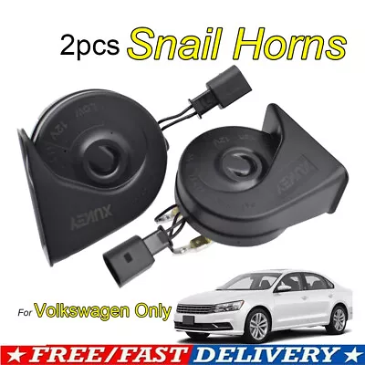 US 410/510Hz  High Low Pitch Snail Horn For VW Passat Polo Golf Jetta T5 Phaeton • $19.79