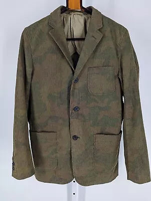 Beams Plus Japan Camo Corduroy Utility Military Hunting Blazer Jacket Large • $264.99