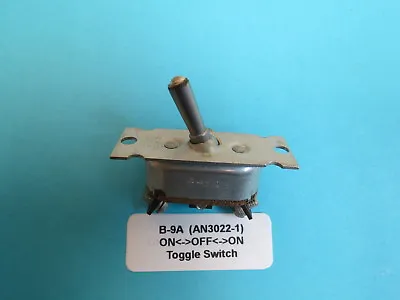 ON/OFF/ON Toggle Switch Vintage WWII Aircraft Cutler Hammer B-9A AN3022-1 • $45