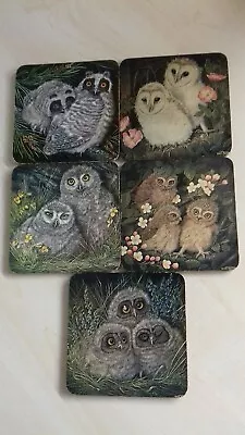 £11.49 • Buy Owl Drinks Coasters X 5