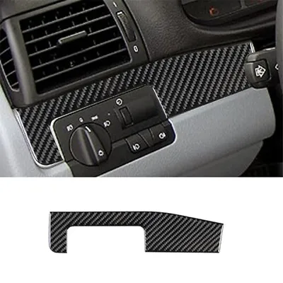 Carbon Fiber Lighting Control Button Cover Trim For BMW 3 Series E46 1998-2005 • $13.99